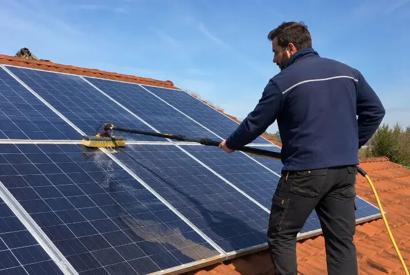 Nettoyage et entretien de panneaux solaires à Saint-Pierre-La-Noue